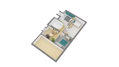 Maison neuve, 92,57 m²