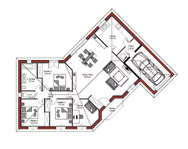 Maison neuve, 112 m²