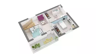 Maison neuve, 126 m²