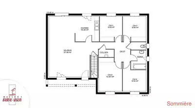 Maison neuve, 107 m²