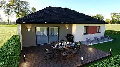 Maison neuve, 92,38 m²