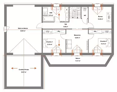 Maison neuve, 200 m²