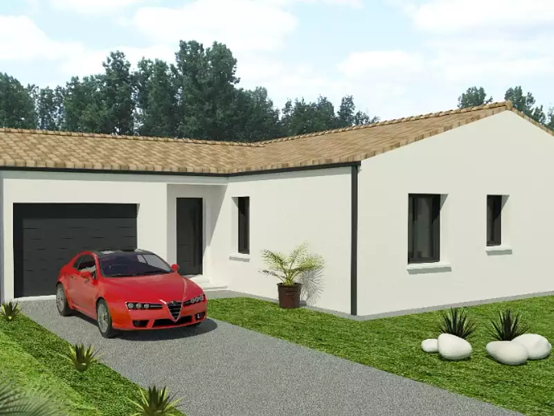 Maison neuve, 90 m² - Soyaux (16800)