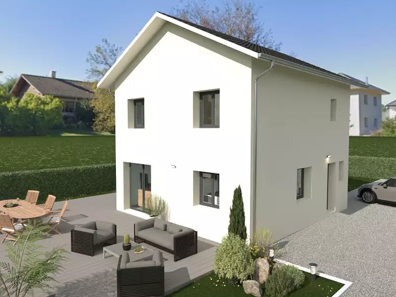 Maison neuve, 85 m² - Sales (74150)