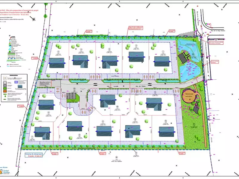 Terrain à bâtir, 790 m² - Ganzeville (76400)