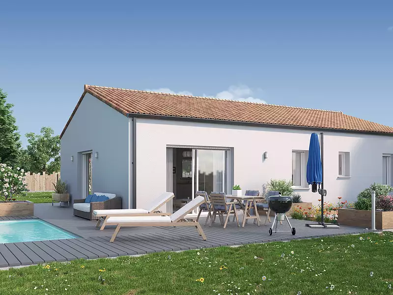 Maison neuve, 81 m² - Saint-Vincent-sur-Jard (85520)