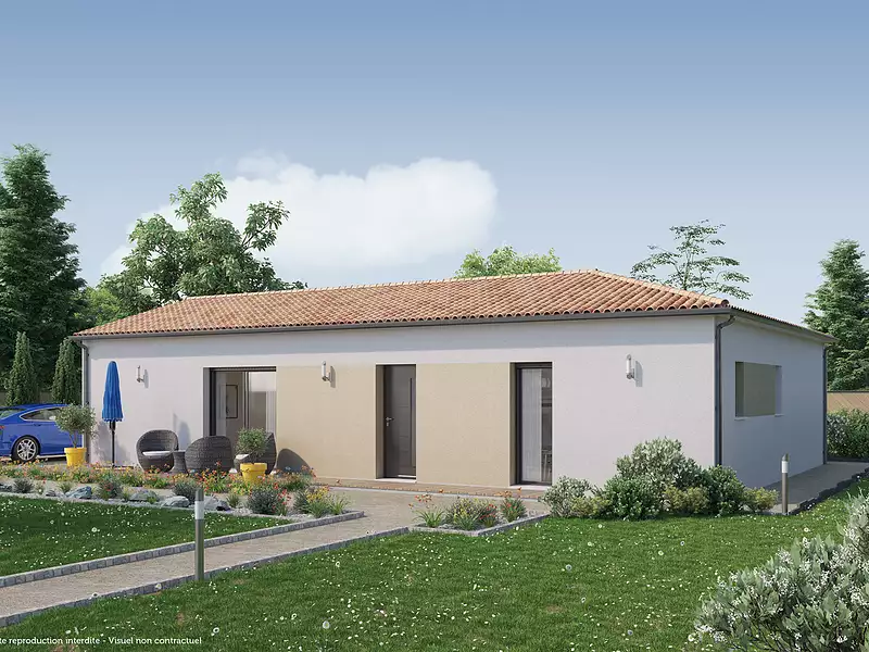 Maison neuve, 99 m² - Pugnac (33710)