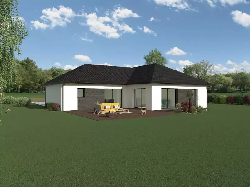 Maison neuve, 135 m² - Farbus (62580)