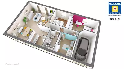 Maison neuve, 83 m²