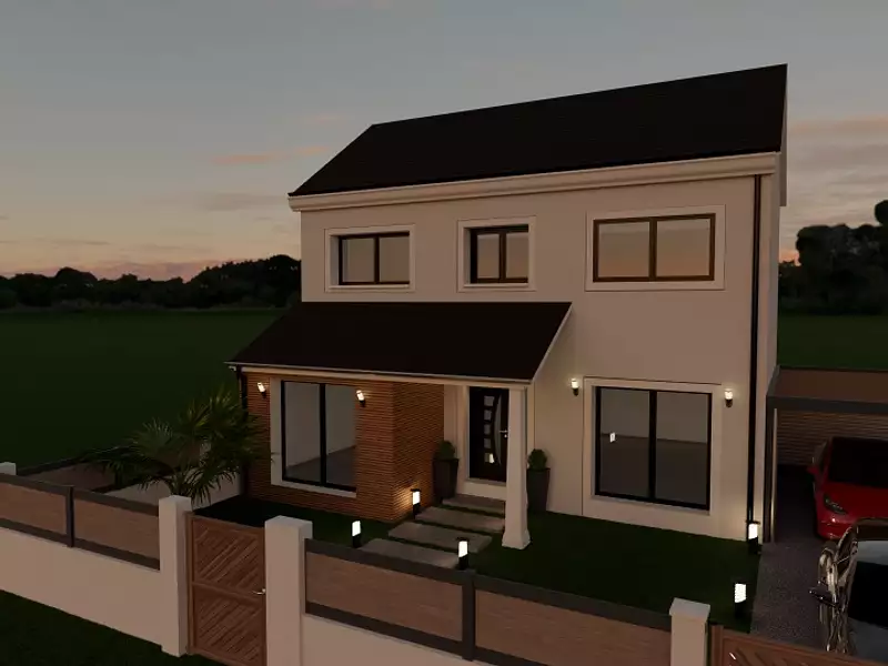 Maison neuve, 120 m² - Guérard (77580)