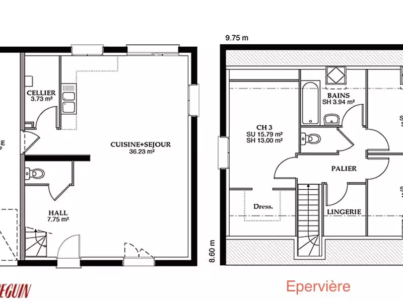 Maison neuve, 82 m² - Saint-Germain-des-Prés (45220)