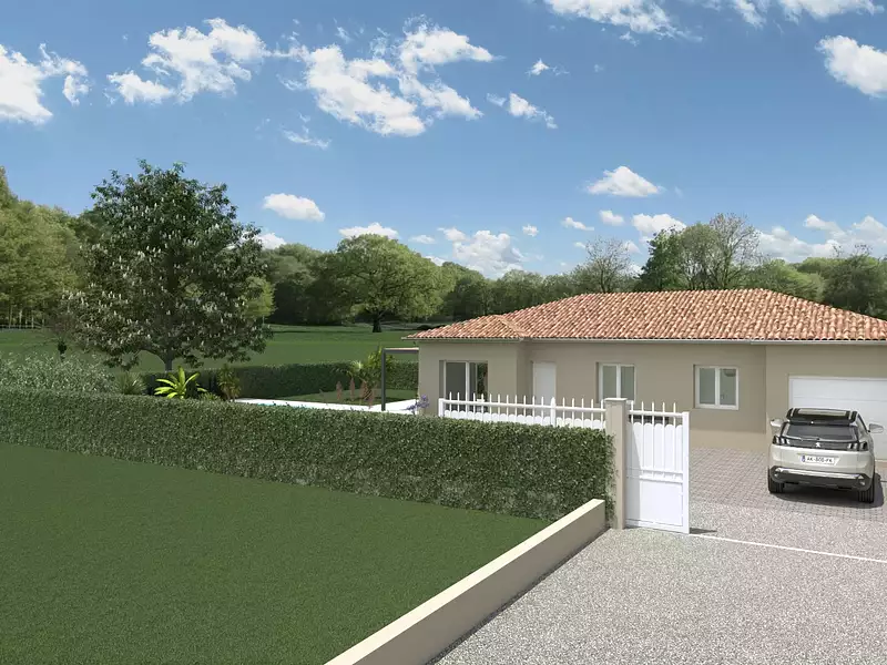Maison neuve, 87 m² - Francheleins (01090)