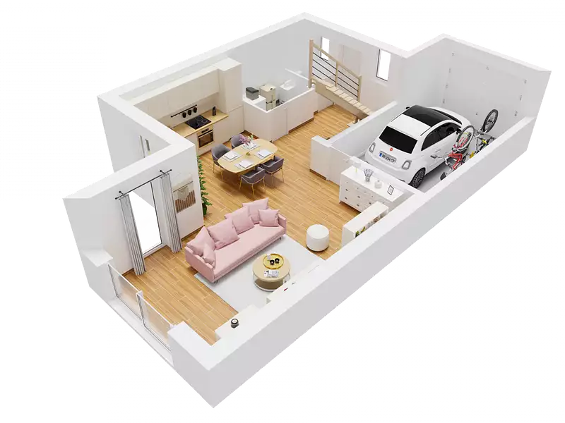 Maison neuve, 85 m² - Teillé (44440)