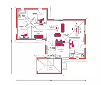 Maison neuve, 90 m²