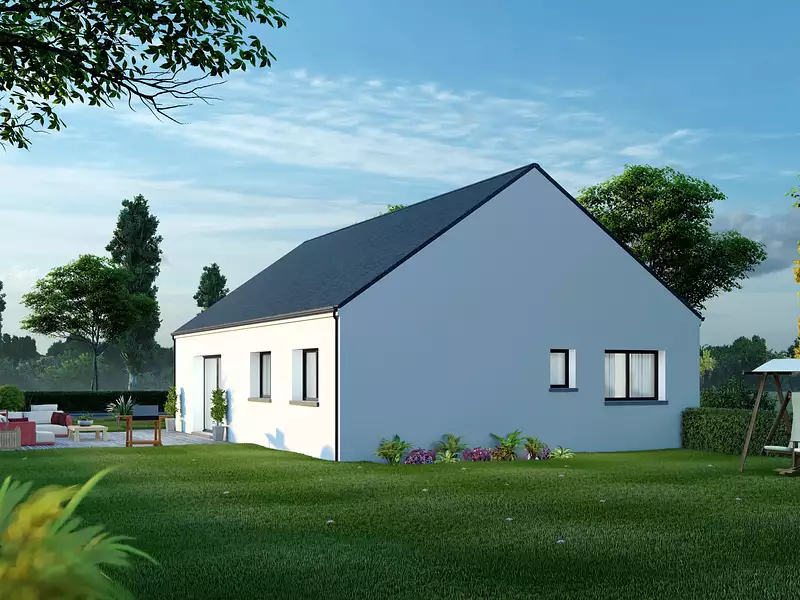 Maison neuve, 89,5 m² - Bois-Bernard (62320)