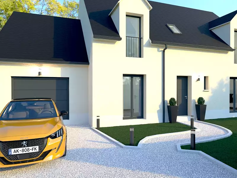 Maison neuve, 126,97 m² - Frépillon (95740)