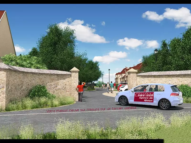 Terrain à bâtir, 463 m² - Les Chapelles-Bourbon (77610)