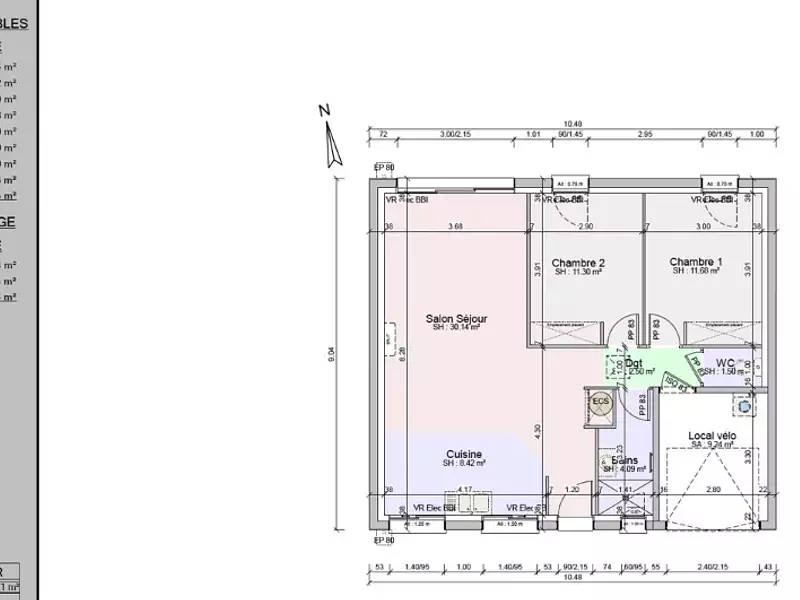 Maison neuve, 70 m² - Le Thou (17290)