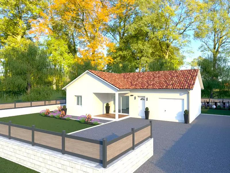 Maison neuve, 73 m² - Crémieu (38460)