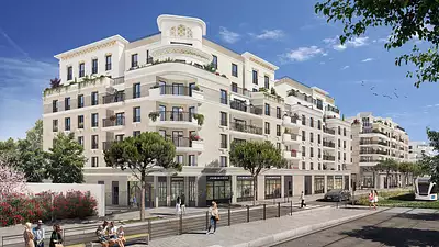 Au pied du tram T7 !