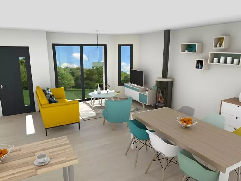 Maison neuve, 60 m² - Le Neubourg (27110)