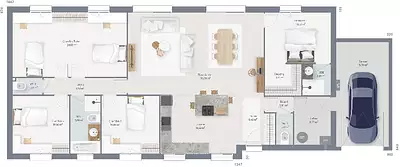 Maison neuve, 140 m²
