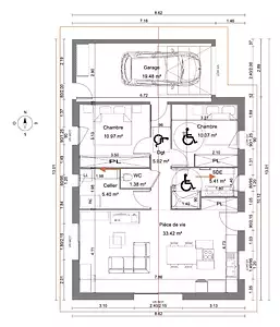 Maison neuve, 72 m²