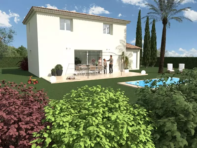 Maison neuve, 83 m² - Roquebrune-sur-Argens (83520)