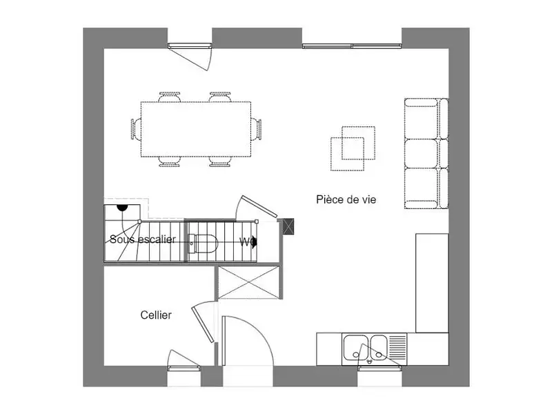 Maison neuve, 67 m² - Malansac (56220)