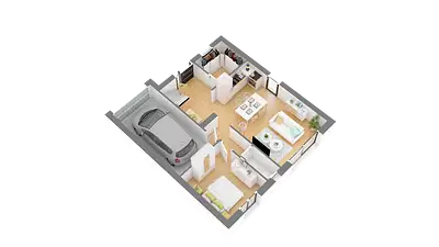 Maison neuve, 76 m²