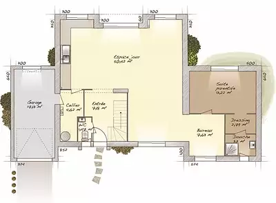 Maison neuve, 125 m²