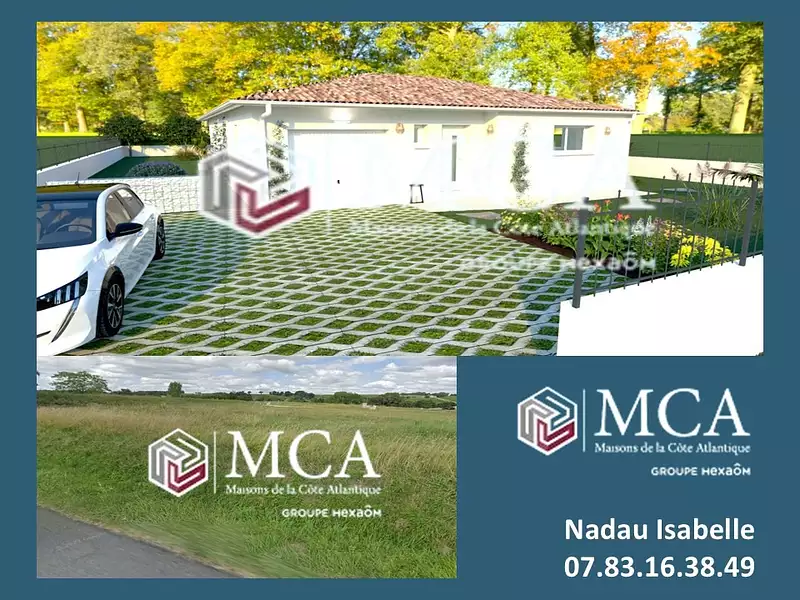 Terrain à bâtir, 824 m² - Bourg (33710)