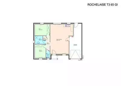 Maison neuve, 65 m²