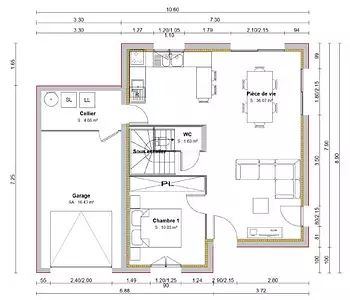Maison neuve, 95 m²