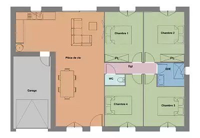 Maison neuve, 90 m²