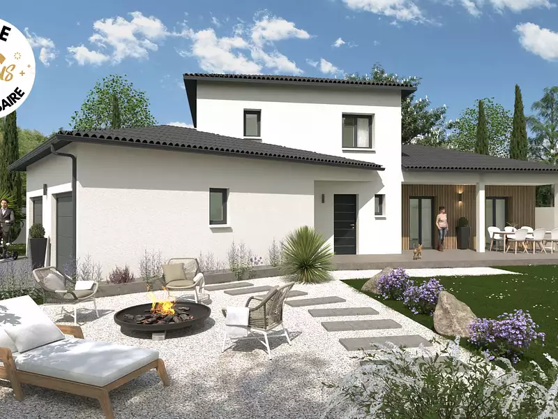 Maison neuve, 120 m² - Colombier-Saugnieu (69124)