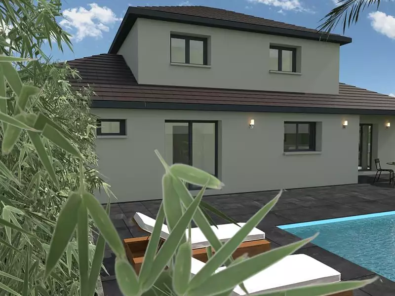 Maison neuve, 115 m² - Brézins (38590)