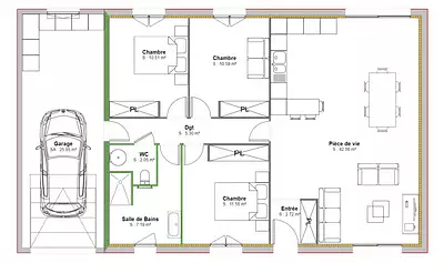 Maison neuve, 92 m²