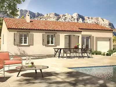 Maison neuve, 90 m² - Lançon-Provence (13680)