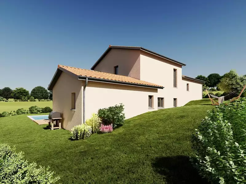 Maison neuve, 130 m² - Beauregard (01480)