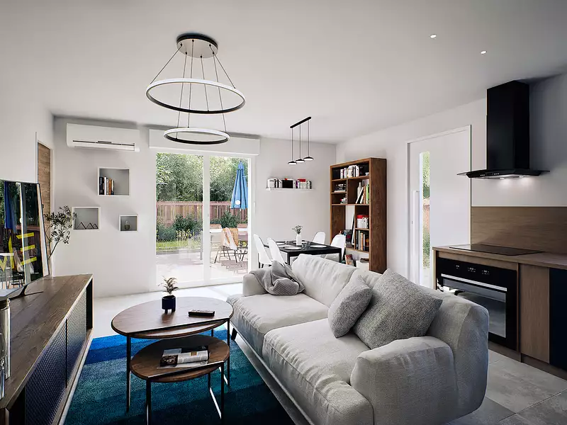 Maison neuve, 49,1 m² - Surville (27400)