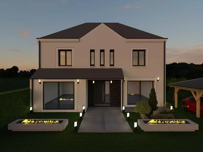 Maison neuve, 120 m² - Guérard (77580)