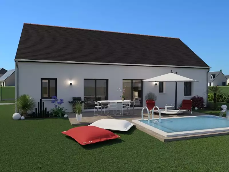Maison neuve, 104 m² - Maillé (37800)