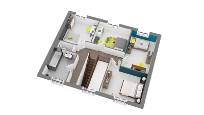 Maison neuve, 123,87 m²