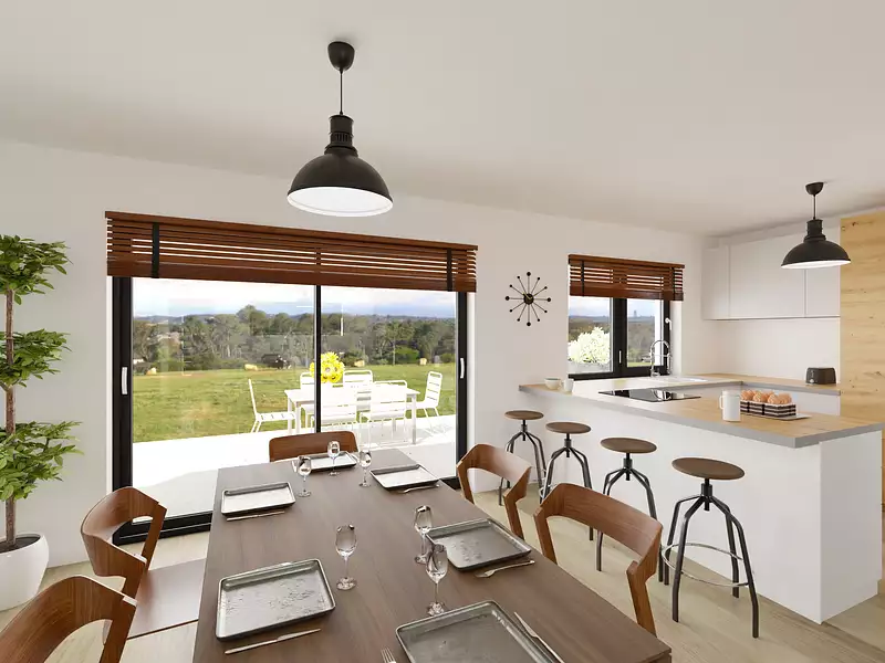 Maison neuve, 95,22 m² - Montévrain (77144)