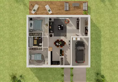 Maison neuve, 71 m²