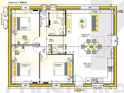 Maison neuve, 80 m²