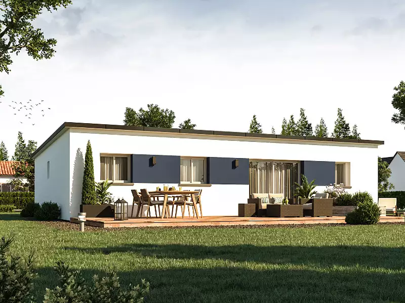 Maison neuve, 90 m² - Petit-Mars (44390)