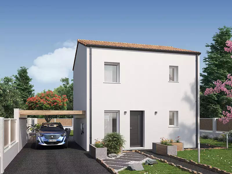 Maison neuve, 76 m² - L'Aiguillon-sur-Vie (85220)