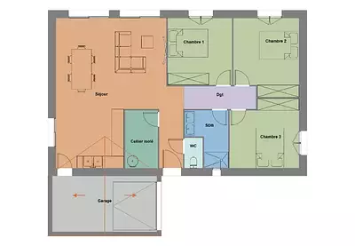 Maison neuve, 80 m²